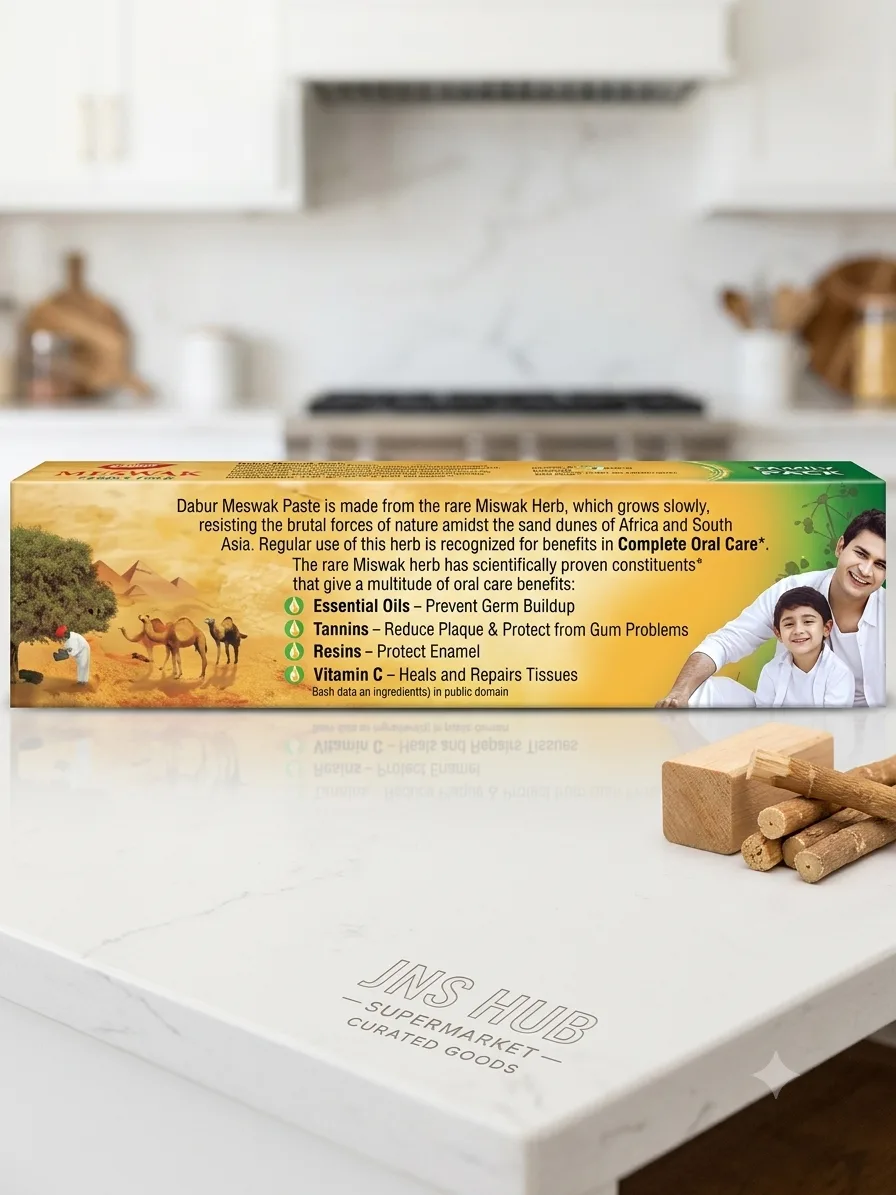 ​Dabur Meswak Toothpaste Family Pack (300g) (Free Binaca Sensitive Toothbrush Included) — 2