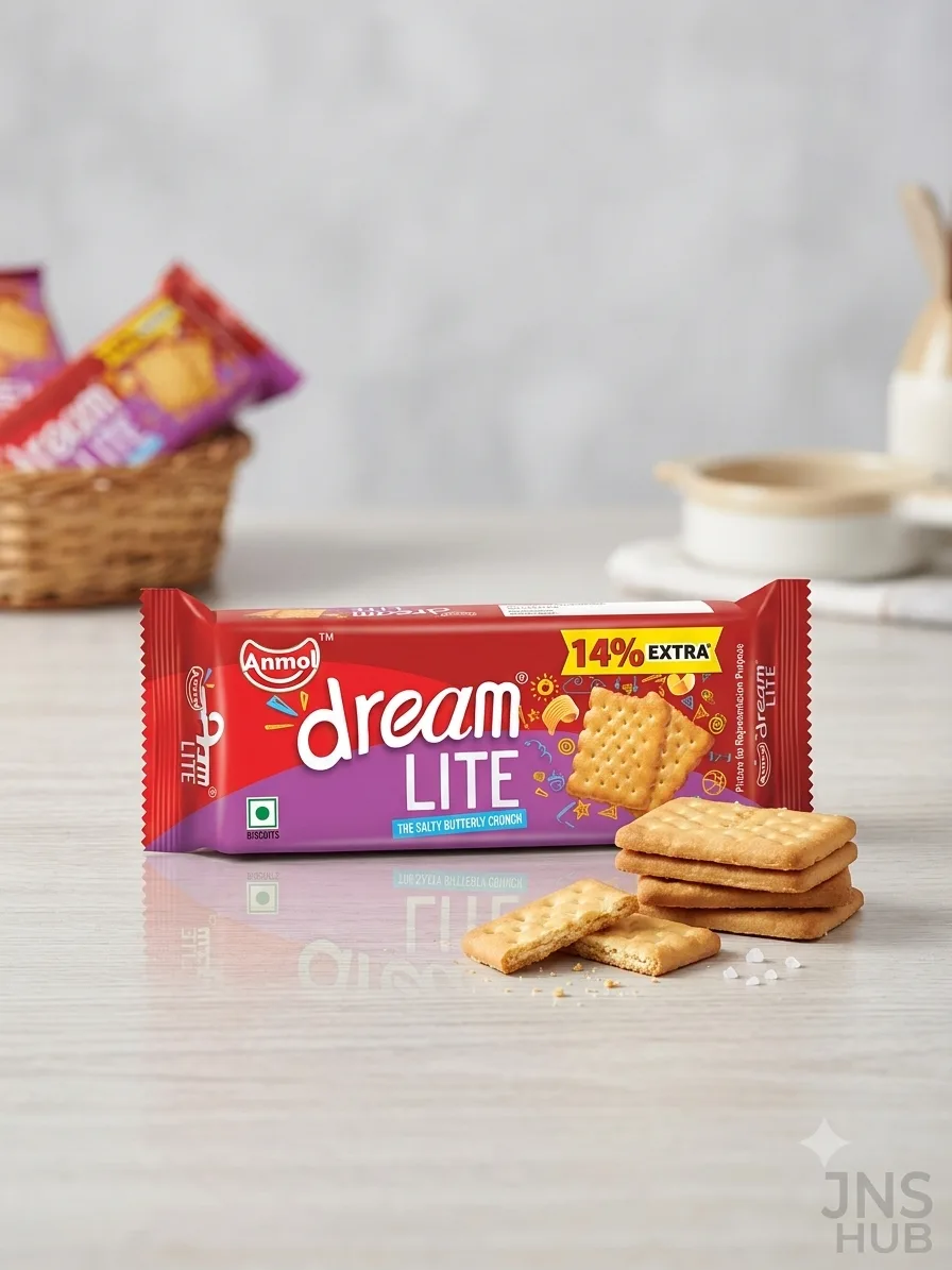 Anmol Dream Lite Biscuits - Salty Butter Crunch (60g)