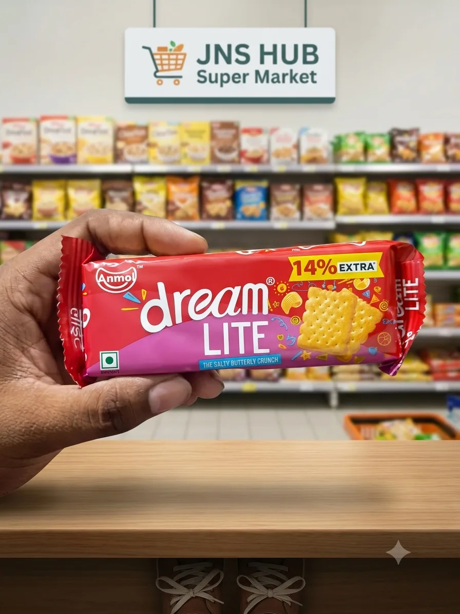 Anmol Dream Lite Biscuits (JNS HUB Super Market)