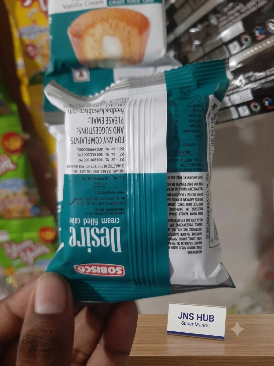 Sobisco Desire Vanilla Cream Filled Cake (JNS HUB Super Market) — 2