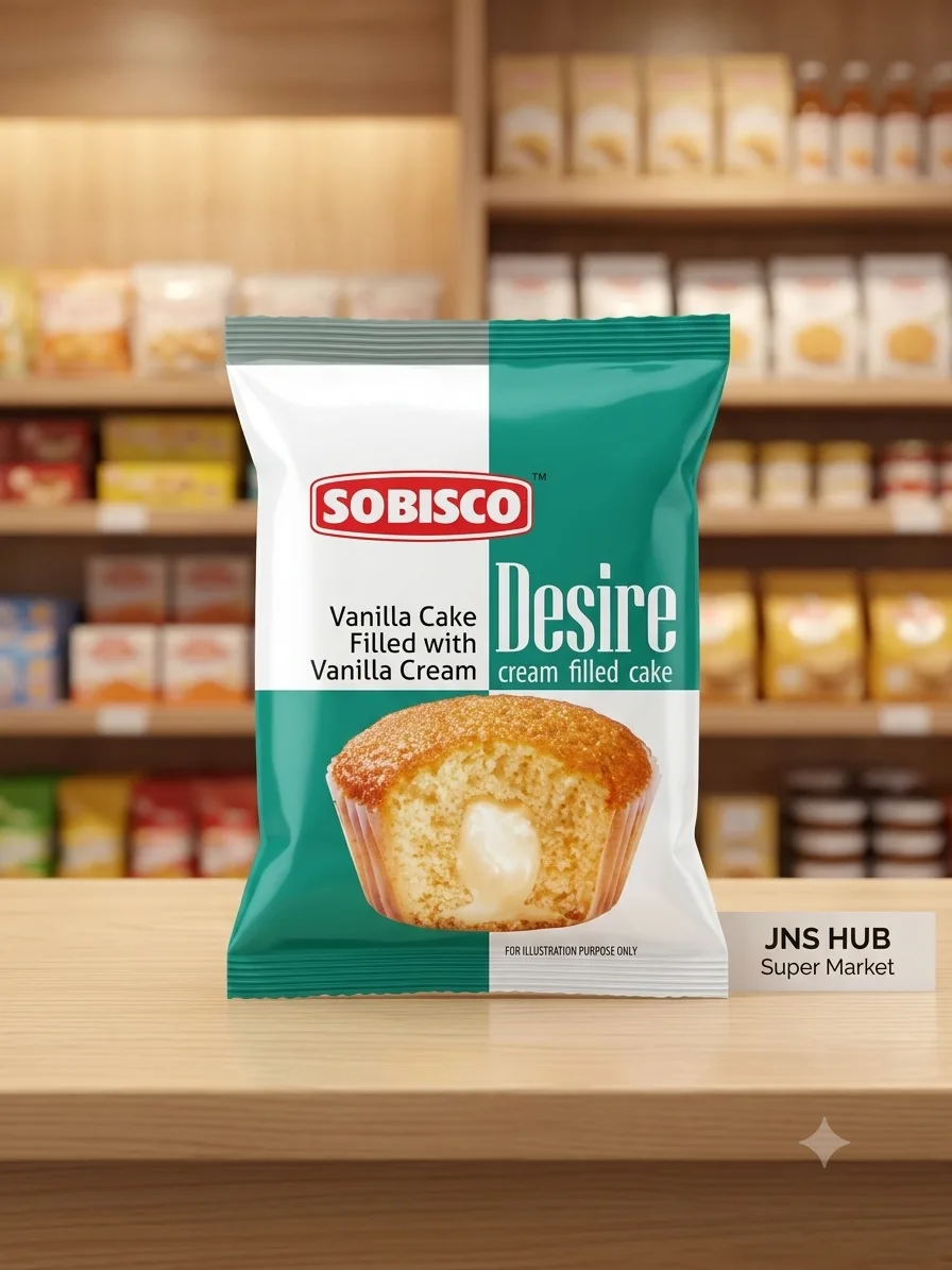 Sobisco Desire Vanilla Cream Filled Cake (JNS HUB Super Market)