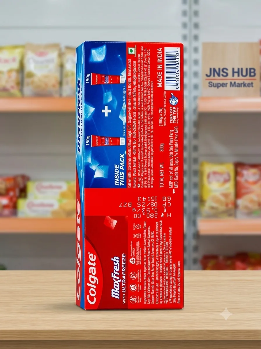 Colgate MaxFresh Spicy Fresh Toothpaste (JNS HUB Super Market) — 2